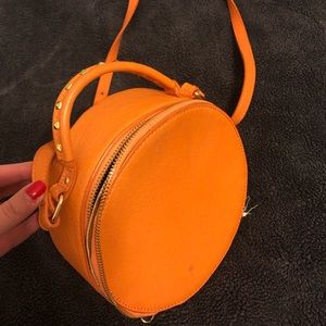 The Fix Circle Purse in Orange